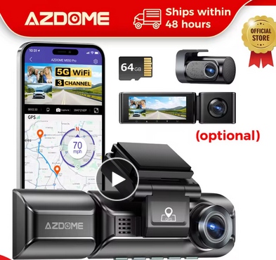 4k Dash Cam 3 WAYS