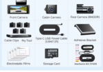 4k Dash Cam 3 WAYS